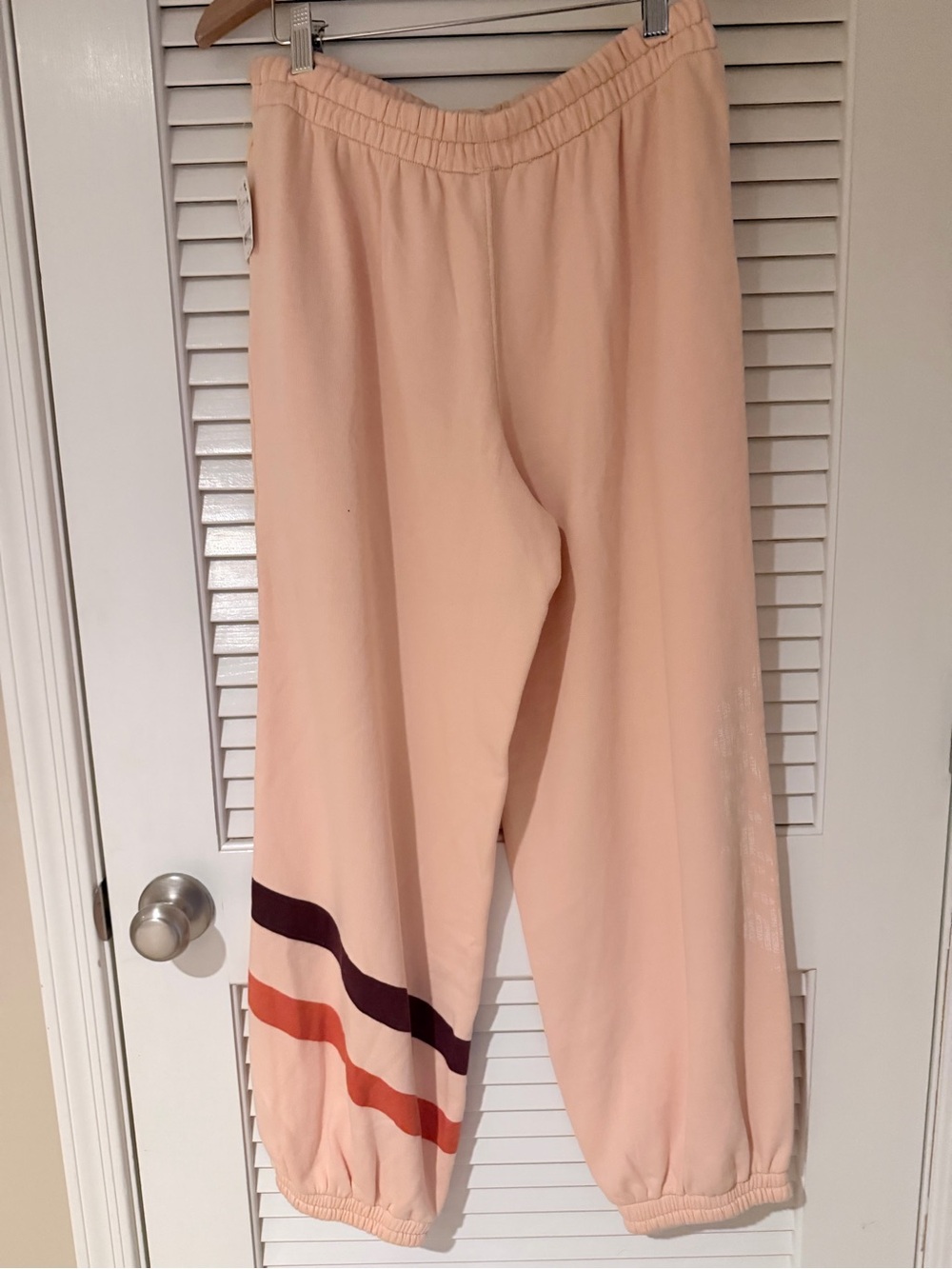 Free people movement All Star graphic logo sweatpants in Peach - Picture 5 of 5